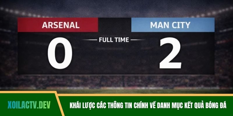 Khái lược các thông tin chính về danh mục kết quả bóng đá