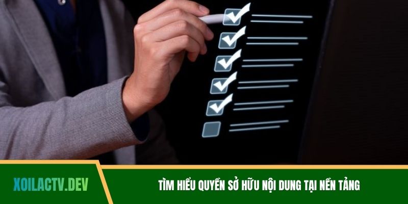 Tìm hiểu quyền sở hữu nội dung tại nền tảng